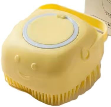 Portable Silicone Pet Bath Brush | Shampoo Dispensing Massage Cleaner for Dogs Cats