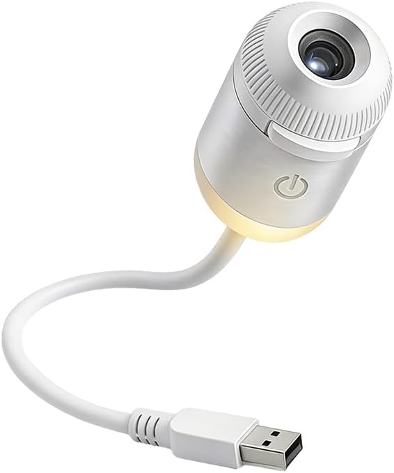 360° Rotate Galaxy Projector Night Light | 6 Slides USB Starry Sky Lamp for Bedroom Gift