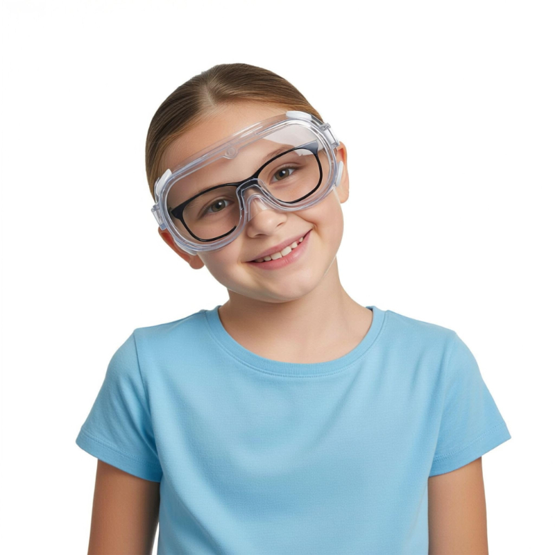 Kids Safety Goggles, Polycarbonate Lenses & PVC Frame, Eye Protection for Children