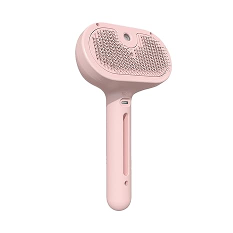 Steam Pet Brush, Spray Grooming Comb for Shedding & Detangling Cats