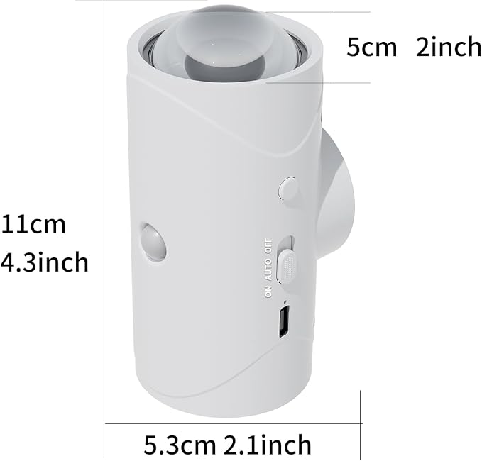 Motion Sensor Battery Wall Sconce | 7 Color Changing LED Lamp 3 Colors Option