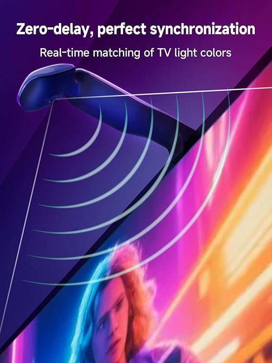 RGB TV Backlight |10.5FT for 32"-50" TV / 13.7FT for 45"-65" TV/20.34FT(65"-100") /Camera Screen Sync LED Strip