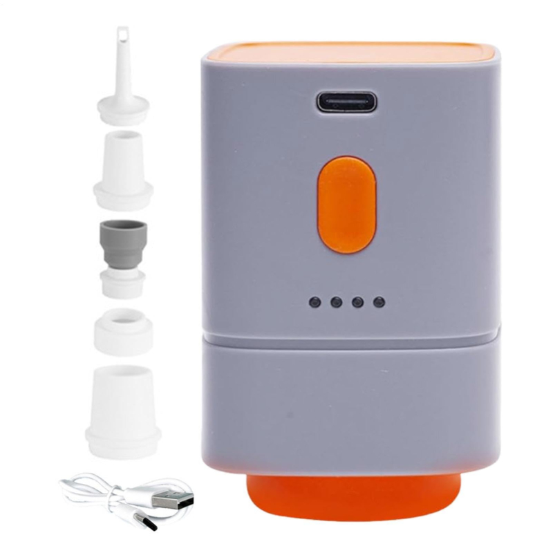 Cordless Electric Inflator & Vacuum Pump for Storage Bags & Pool Floats