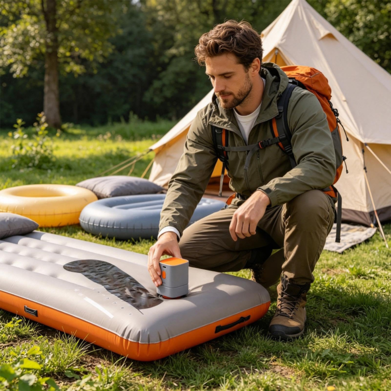 Cordless Electric Inflator & Vacuum Pump for Storage Bags & Pool Floats