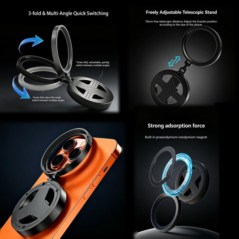 Magnetic 52mm Variable ND2-400 Filter Kit for iPhone – Professional Long Exposure Lens