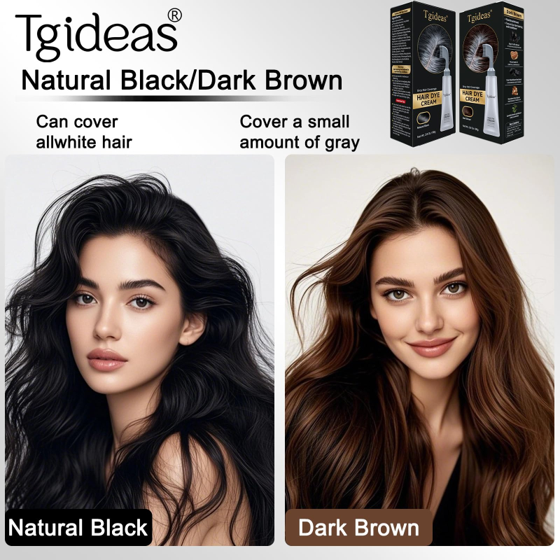 Natural Black Root Touch Up Hair Dye Comb Kit