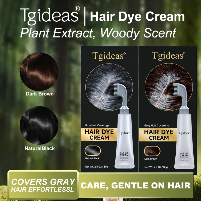 Natural Black Root Touch Up Hair Dye Comb Kit