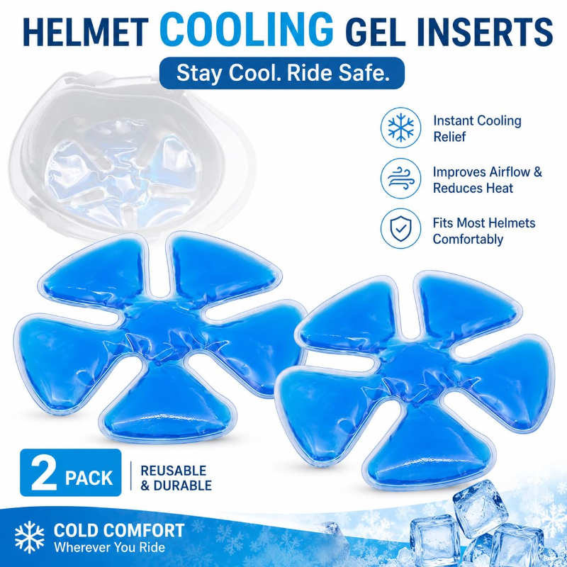 Ice Pack for Hard Hat, Reusable Helmet Cooling Gel Pad