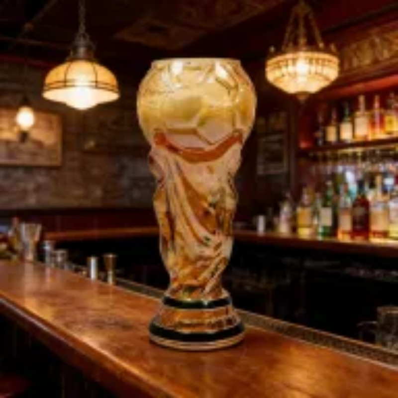 Limited Edition Championship Whisky Bottle – Collectible Soccer-Themed Decanter