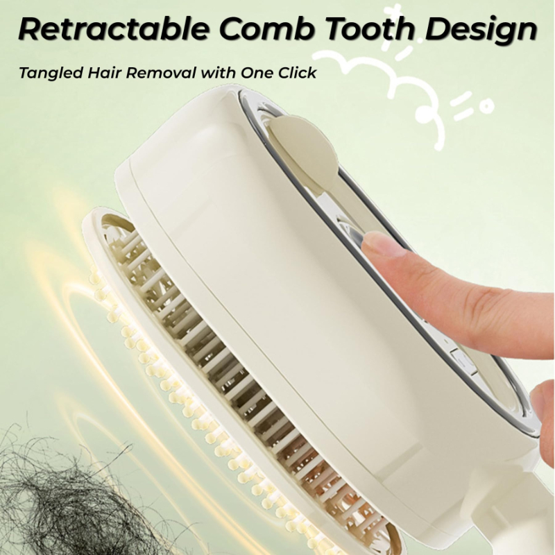 Spray Electric Scalp Massager Brush, Self-Cleaning Anti-Static Hair Comb