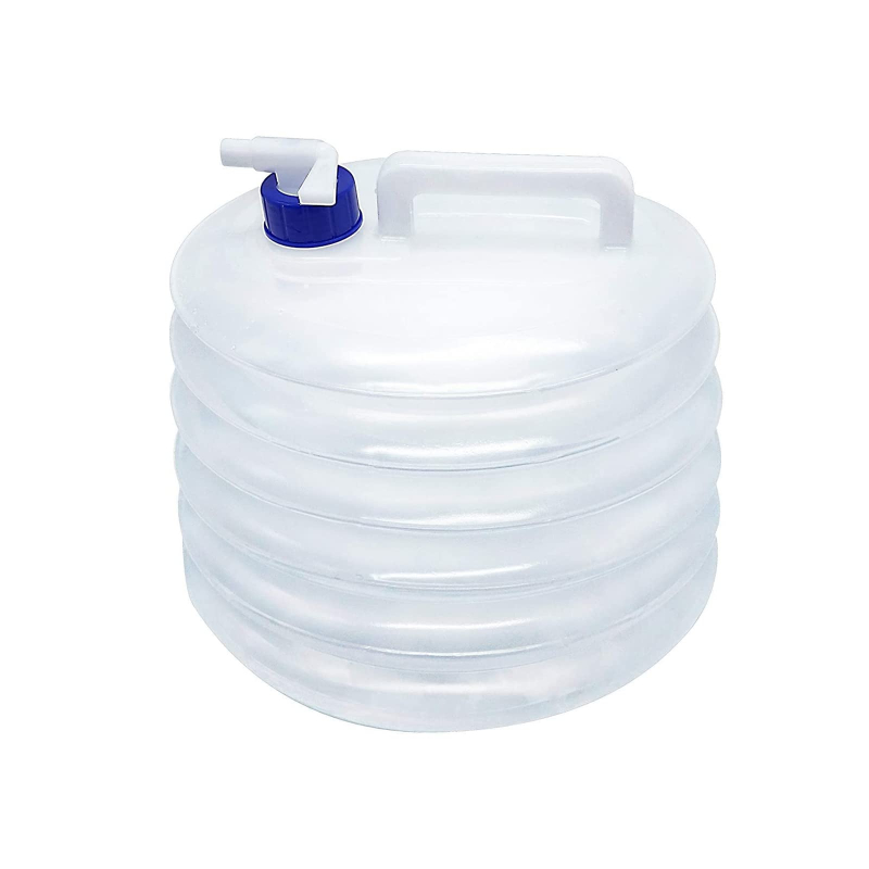 Collapsible Outdoor Water Storage Jug with Spigot, Multi Sizes 5L 10L 15L