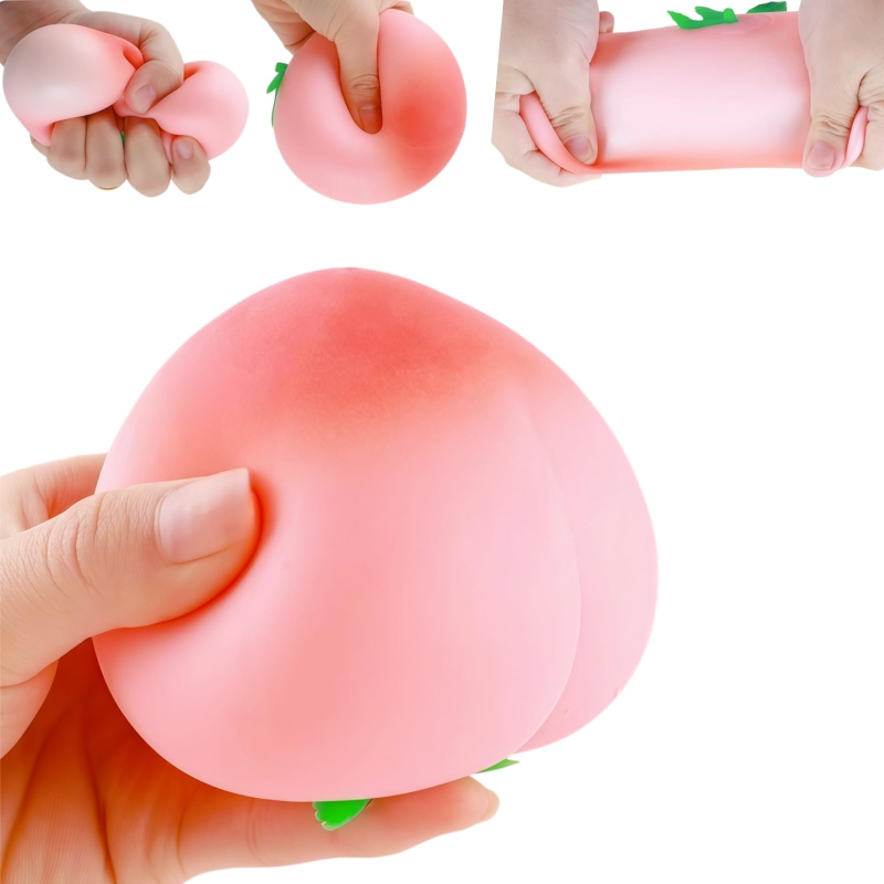 Realistic Fruit & Cheese Fast Rebound Squishy Stress Relief Squeeze Fidget Toy 🍉🧀