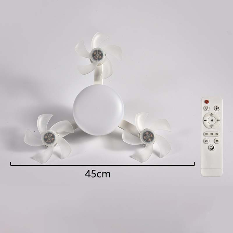 💡🌀 Foldable Remote LED Ceiling Fan Light – Dimmable Brightness & Silent Reversible Motor ❄️ Cozy Home