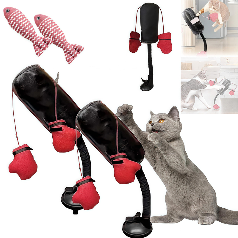Cat Punching Bag Toy – Interactive Boxing Toy for Cats