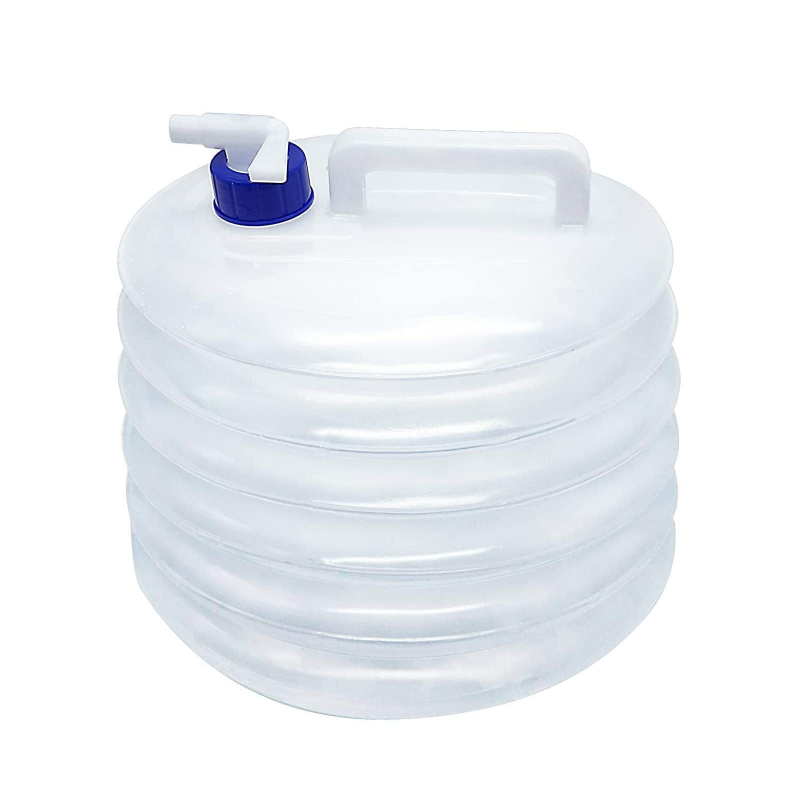Collapsible Outdoor Water Storage Jug with Spigot, Multi Sizes 5L 10L 15L