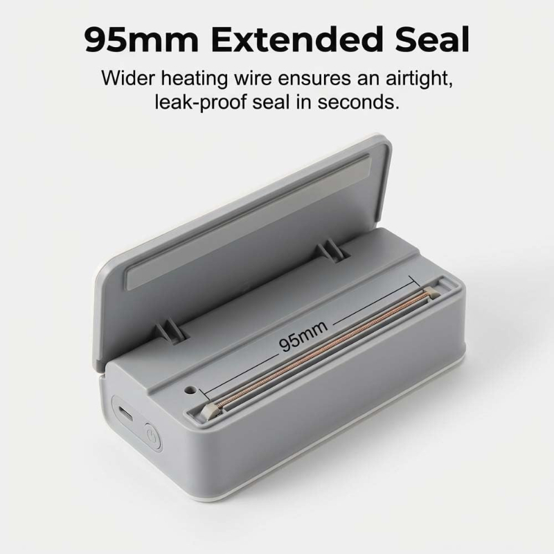 USB Rechargeable Mini Heat Sealer with Cutter