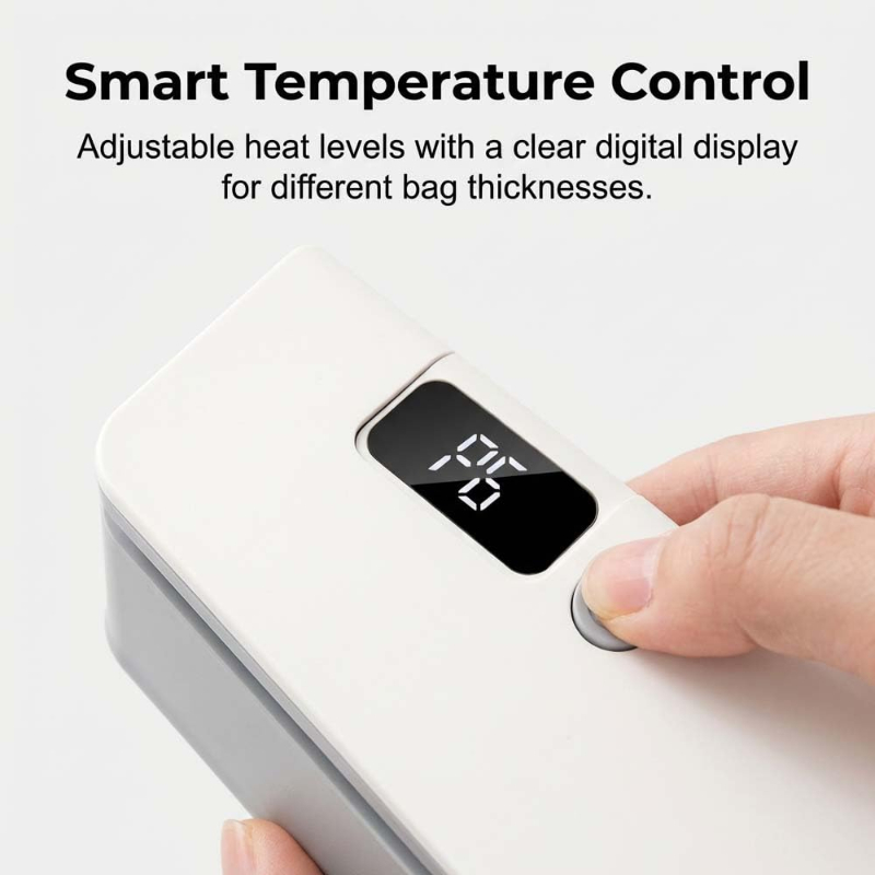 USB Rechargeable Mini Heat Sealer with Cutter