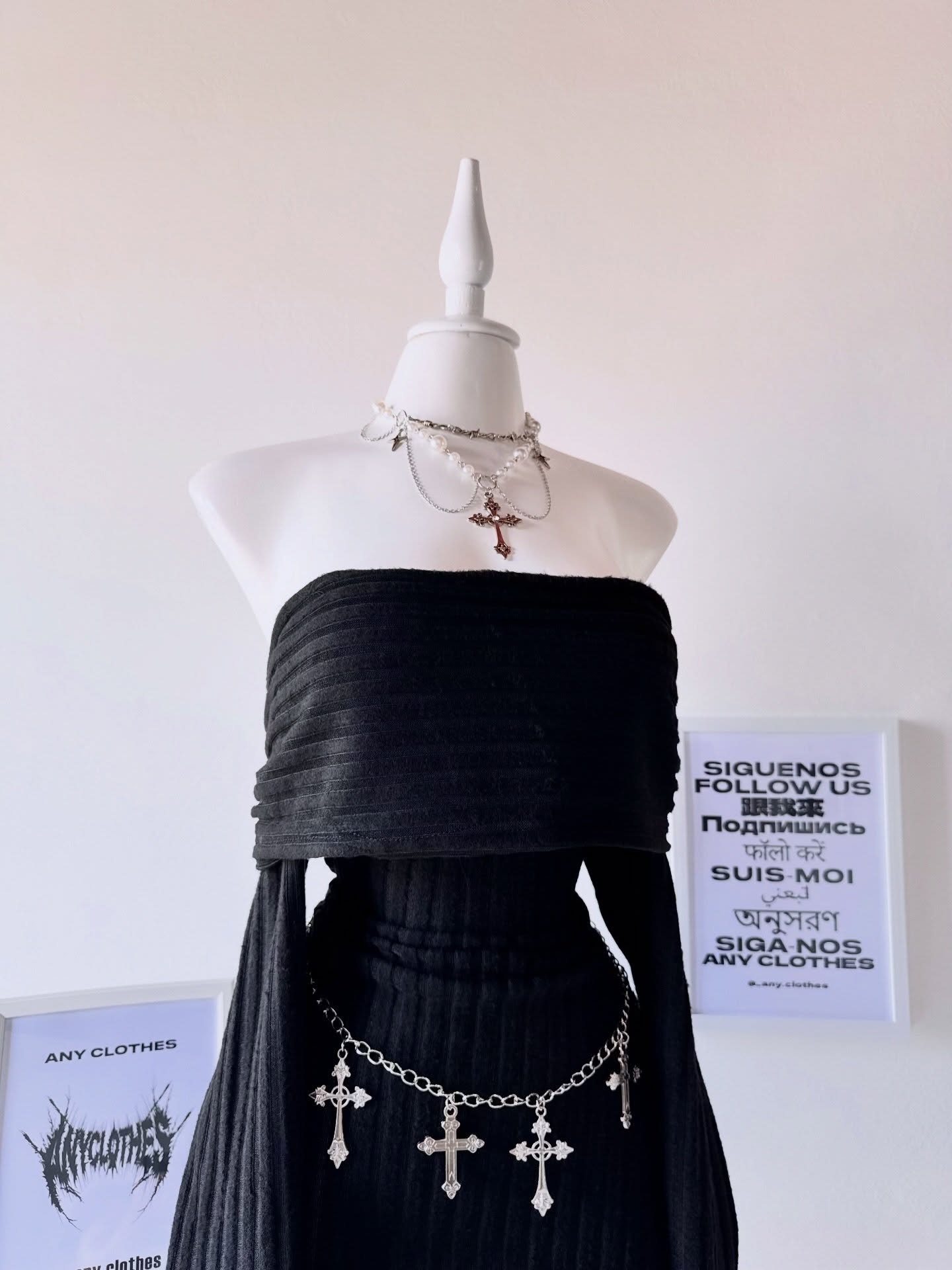 Vestido manga larga