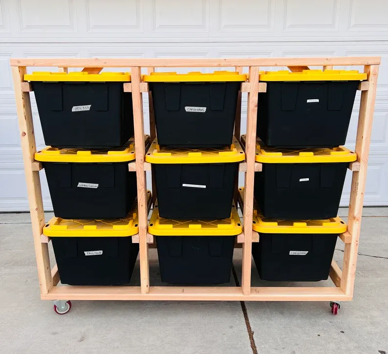 🔥Today's Online Clearance Specials ✨Mobile 27-Gal Storage Bin Kit (Includes Bins)