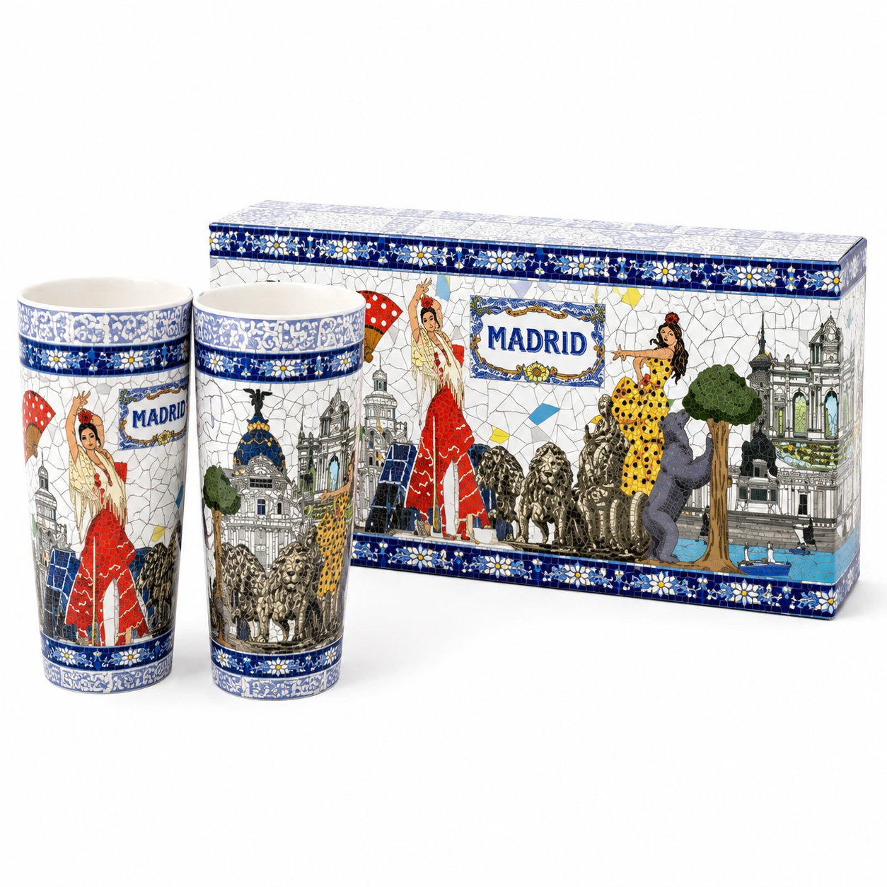 Set de Vasos Madrid con Caja de Regalo-PureNordicHome