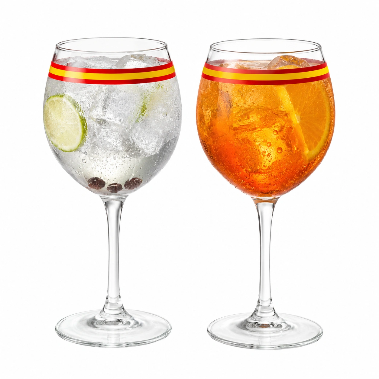 Set de Copas Balon con Banda Decorativa-PureNordicHome