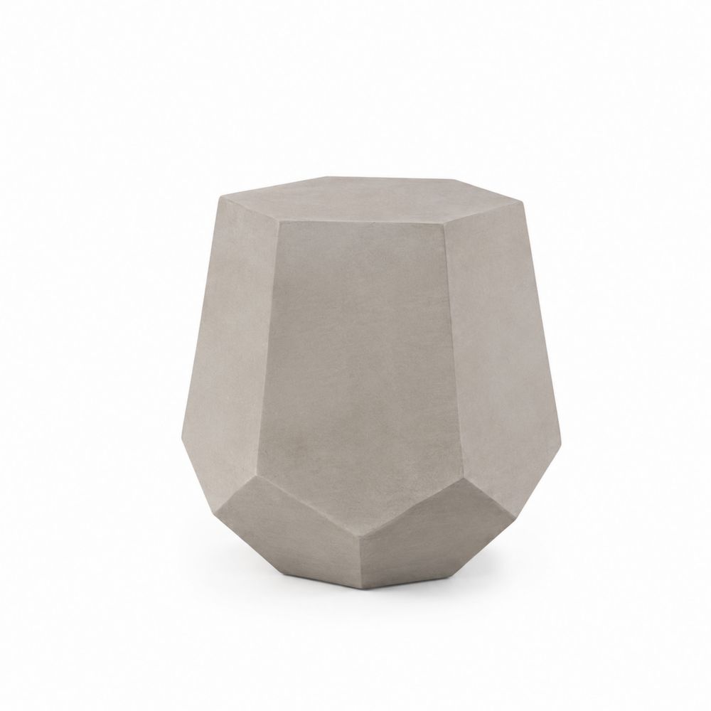 Stolik boczny betonowy szary 45x35 cm