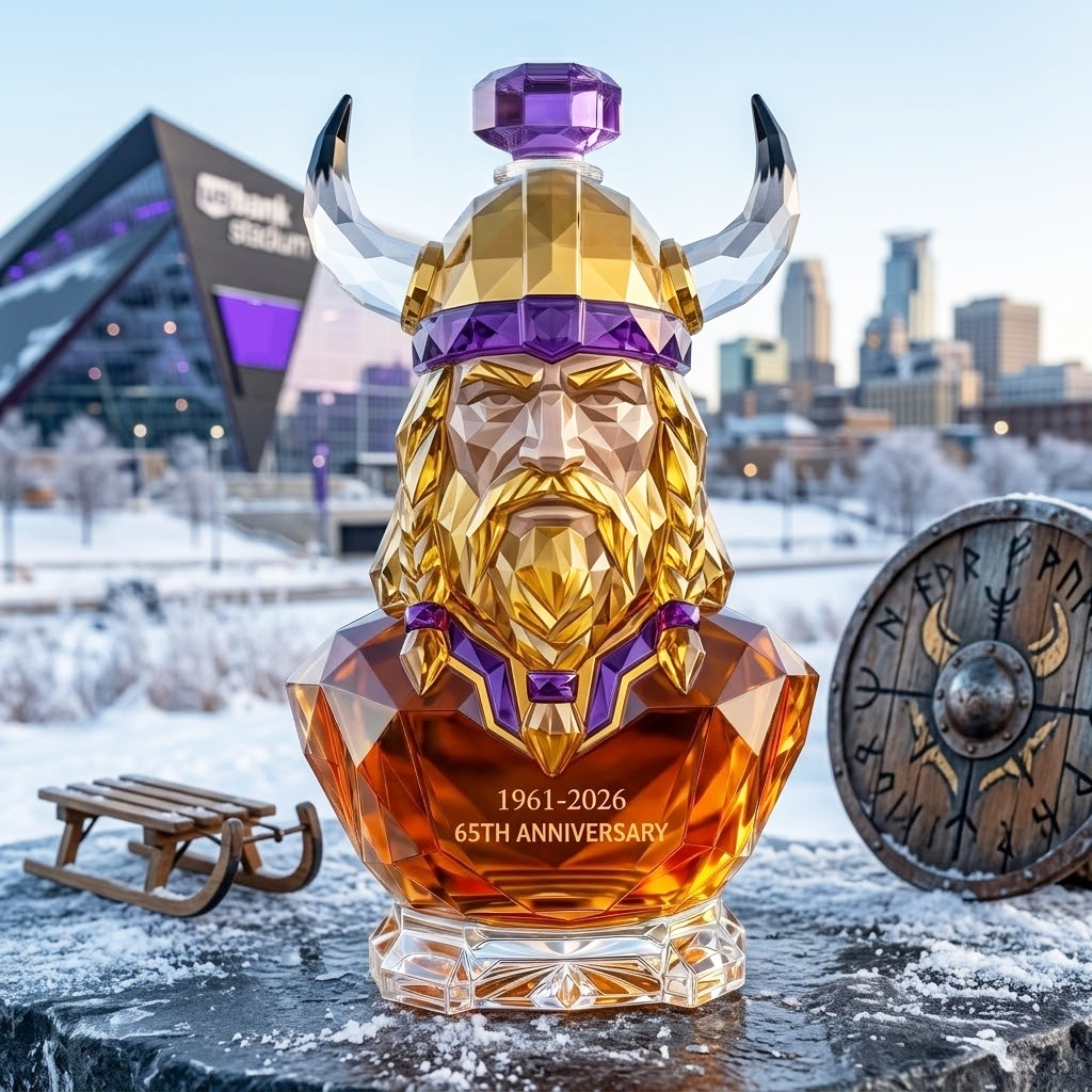 65th Anniversary Whiskey Bottle
