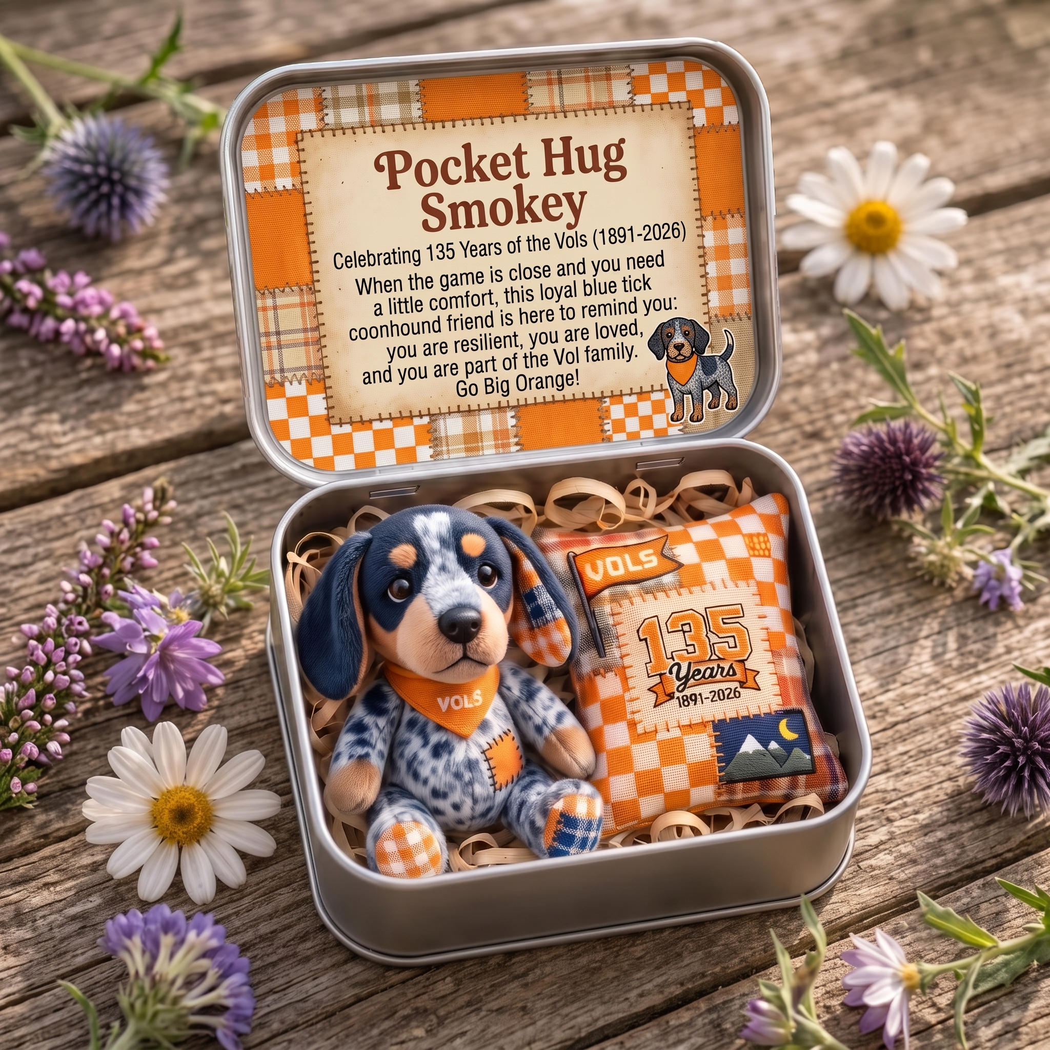 Pocket Hug Vols 135th Anniversary Keepsake Tin