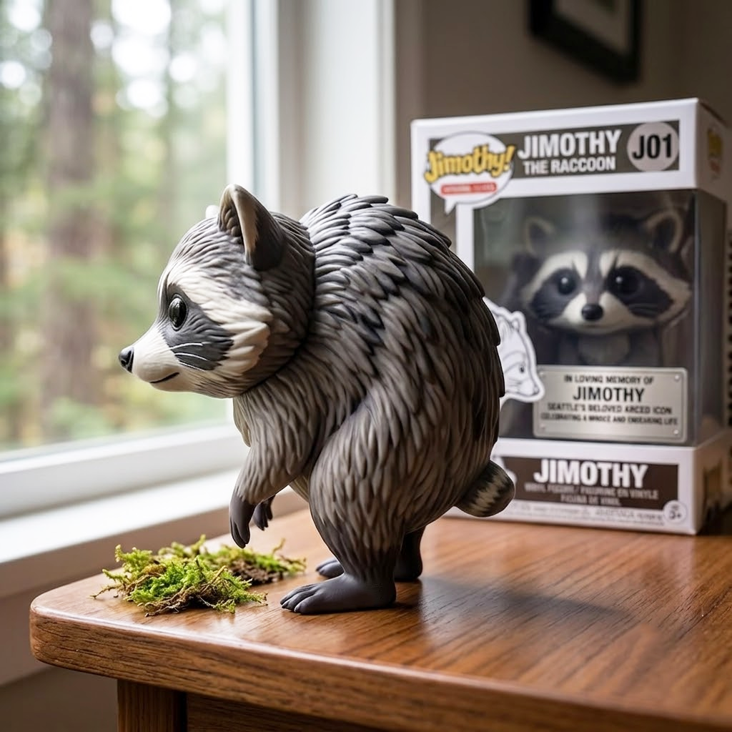 Jimothy The Raccoon Memorial Vinyl Figure