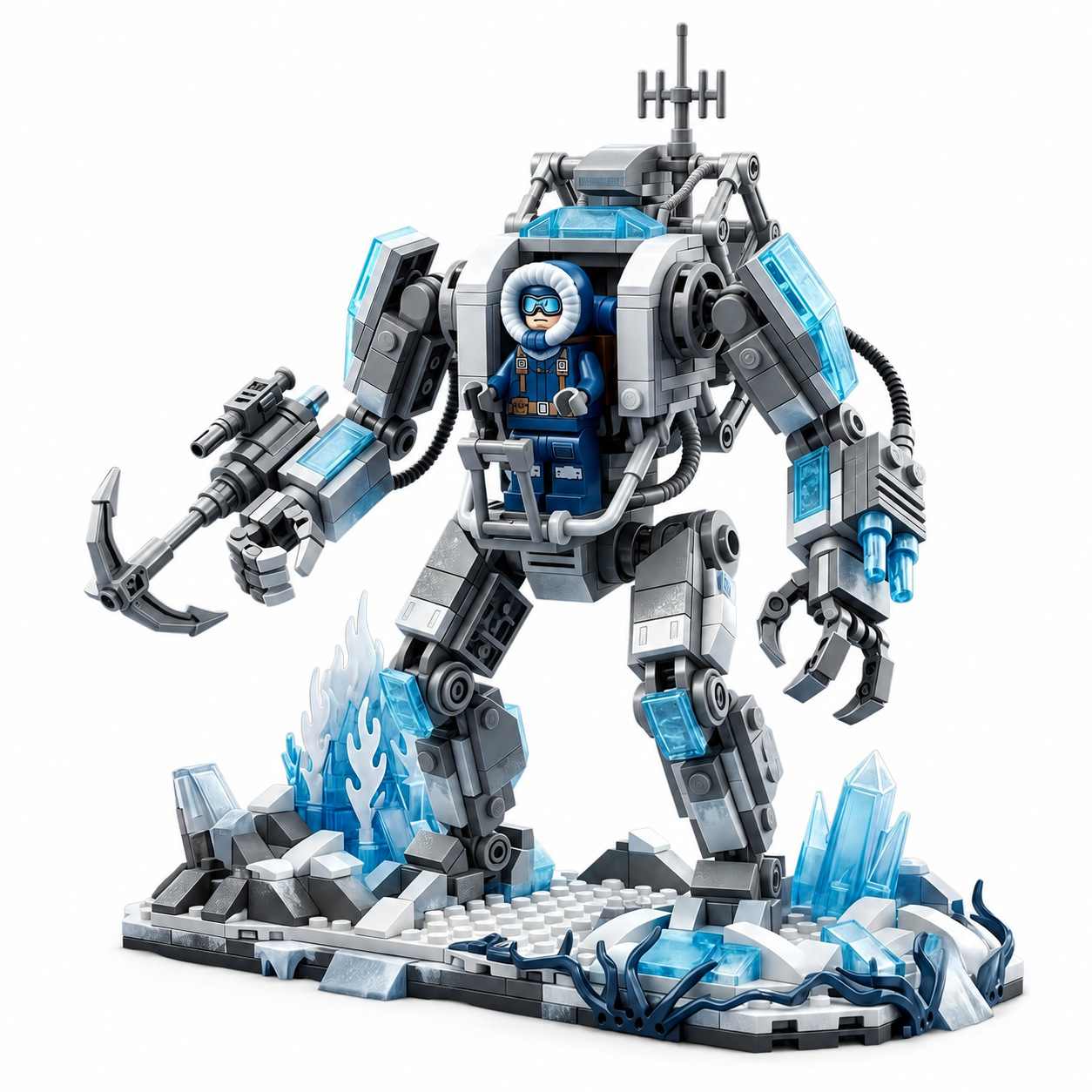 Arctic Exo-Frame Defense Building Set
