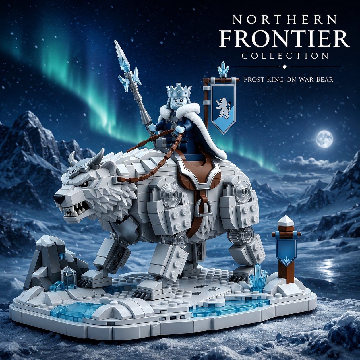 Frost King on War Bear Display Building Set