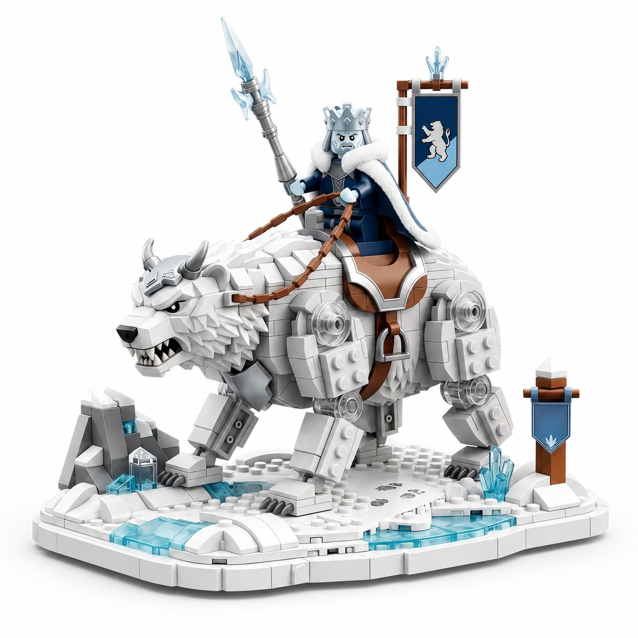 Frost King on War Bear Display Building Set