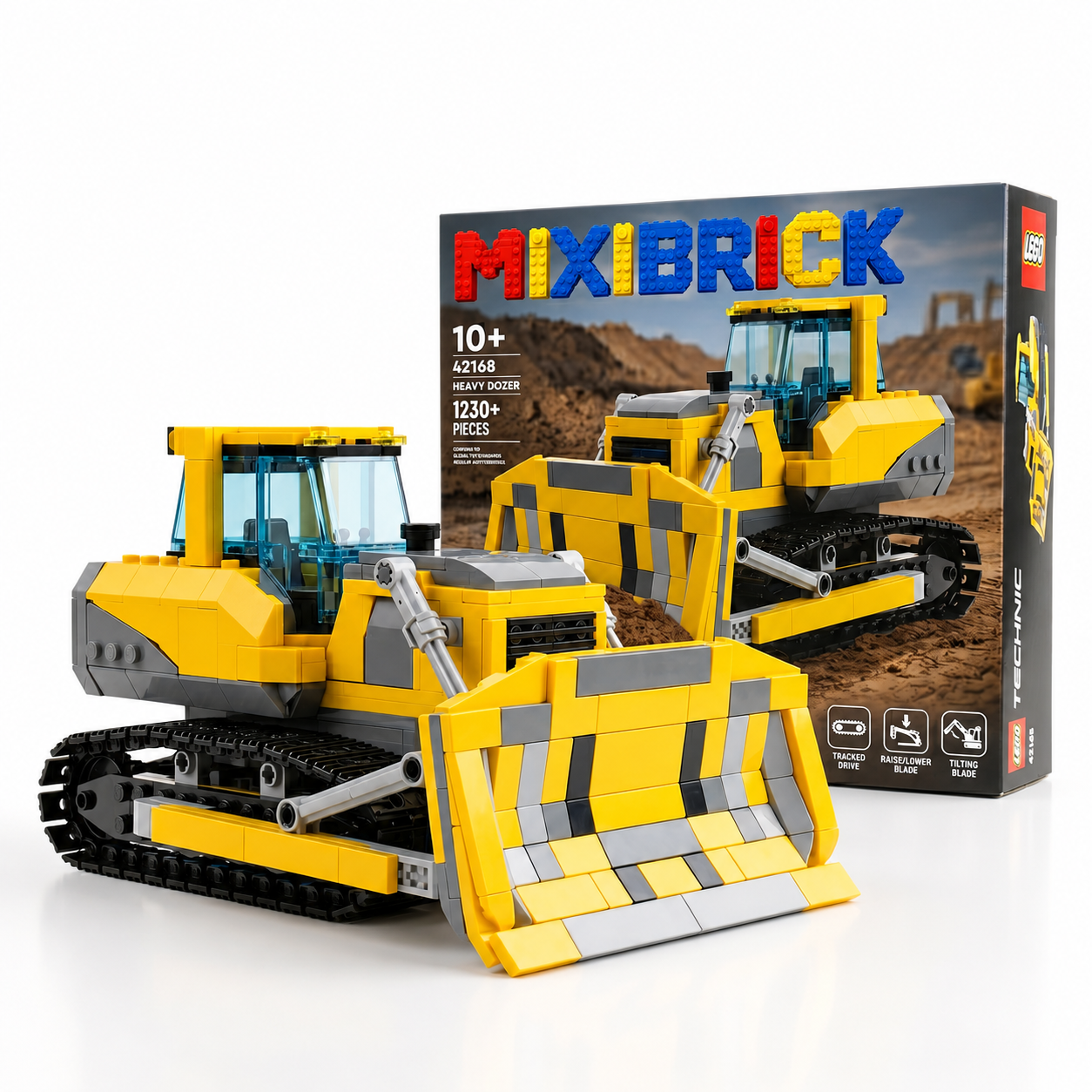 🚜 Heavy-Duty Bulldozer Building Set