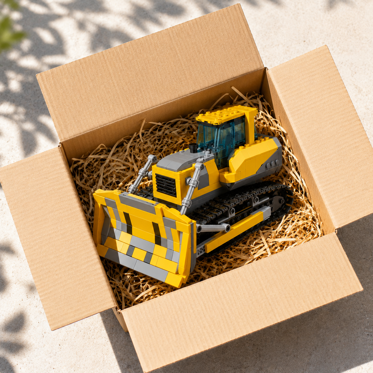 🚜 Heavy-Duty Bulldozer Building Set