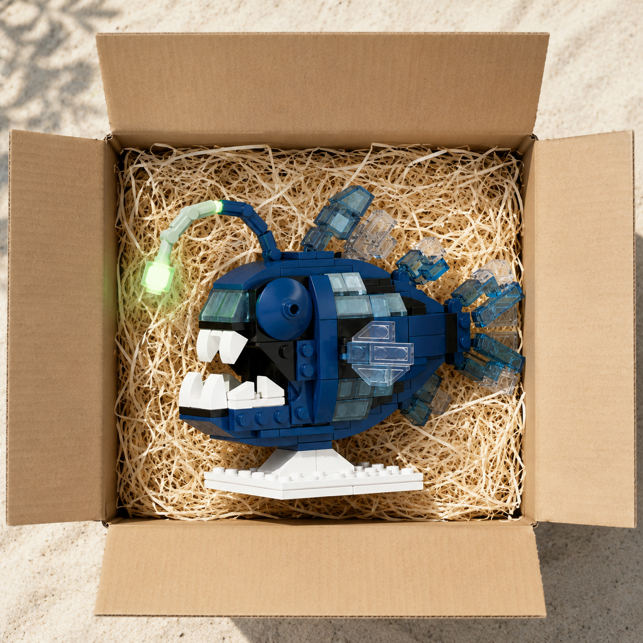 🐟 Deep Sea Anglerfish Building Set