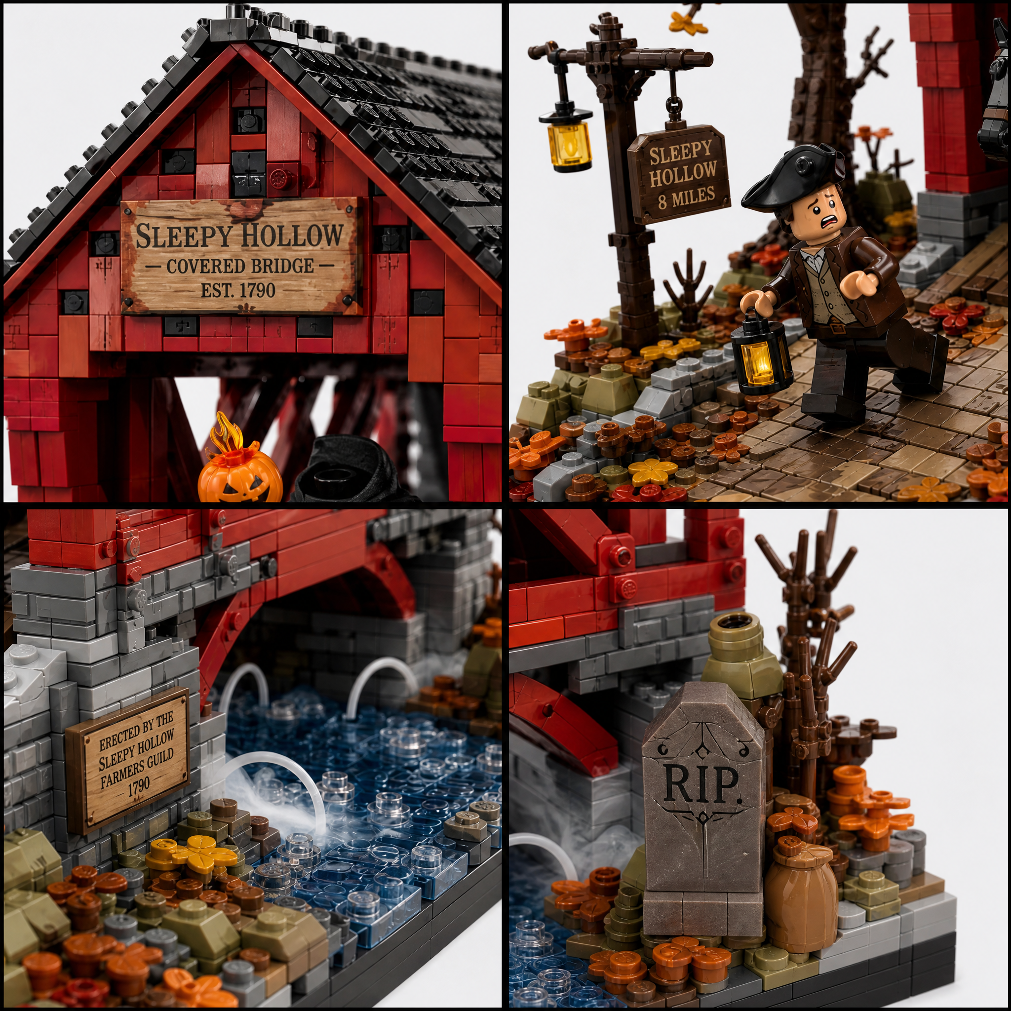 Sleepy Hollow Covered Bridge Collector Building Set