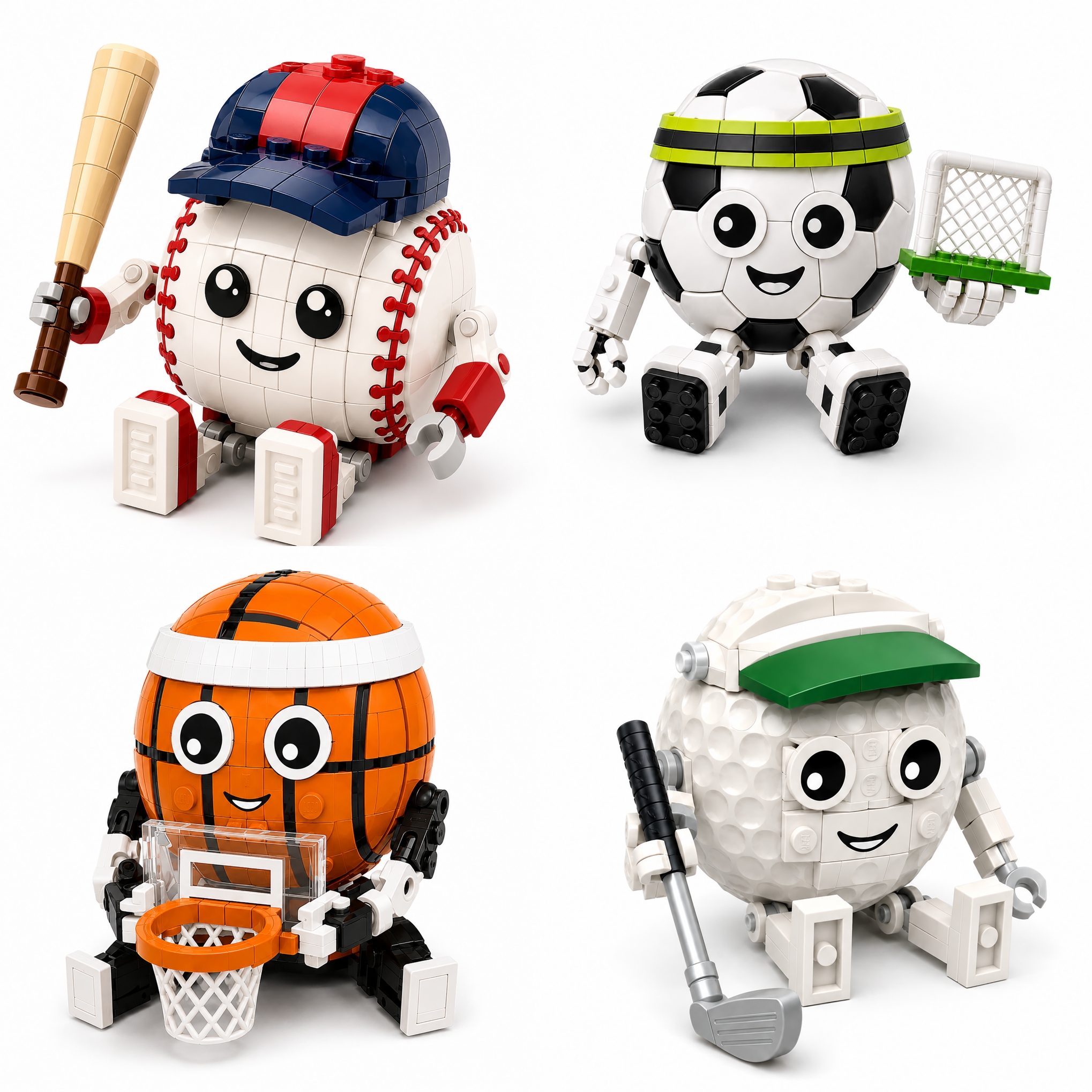 MIXIBRICK All-Star Sports Buddies Collection