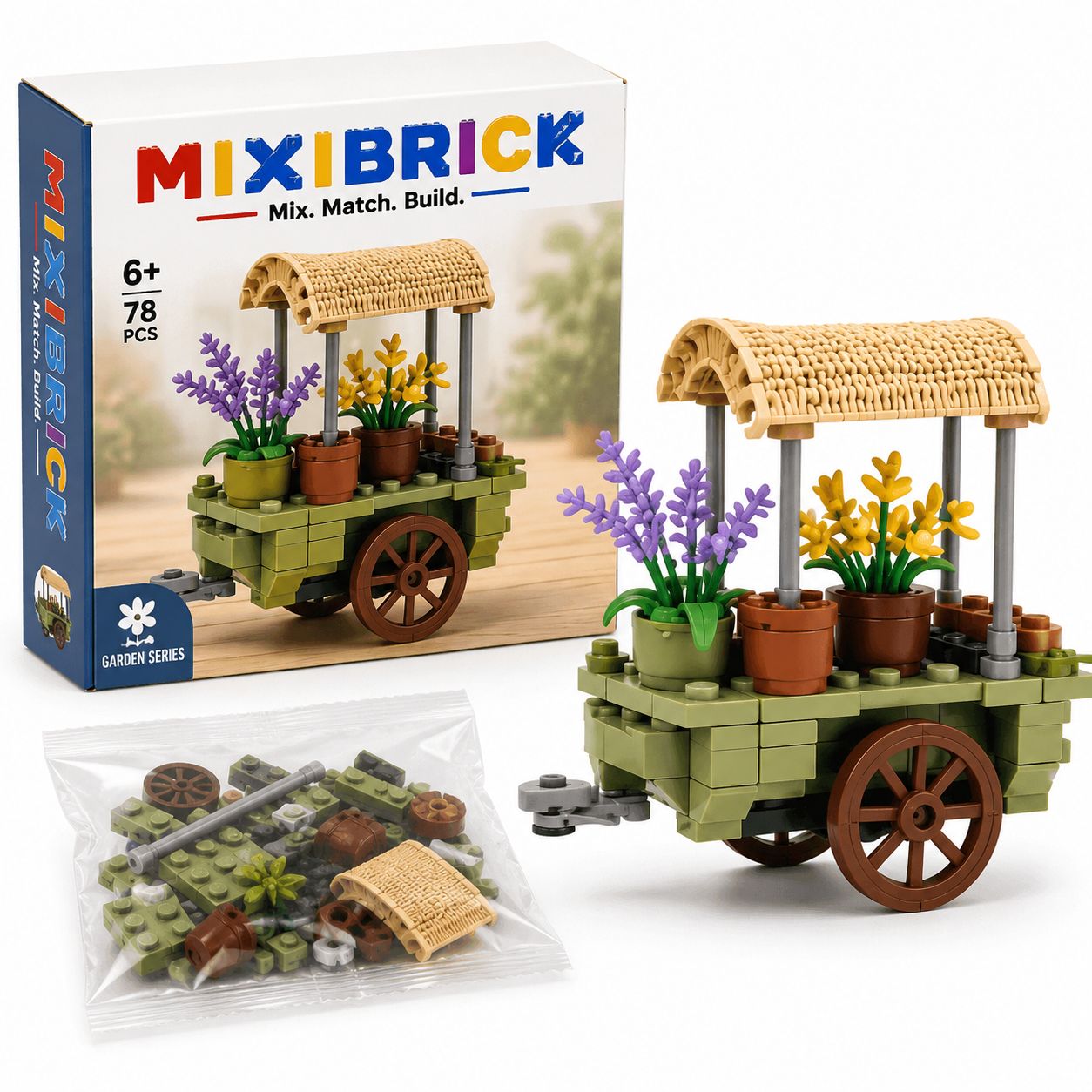 Garden Flower Cart