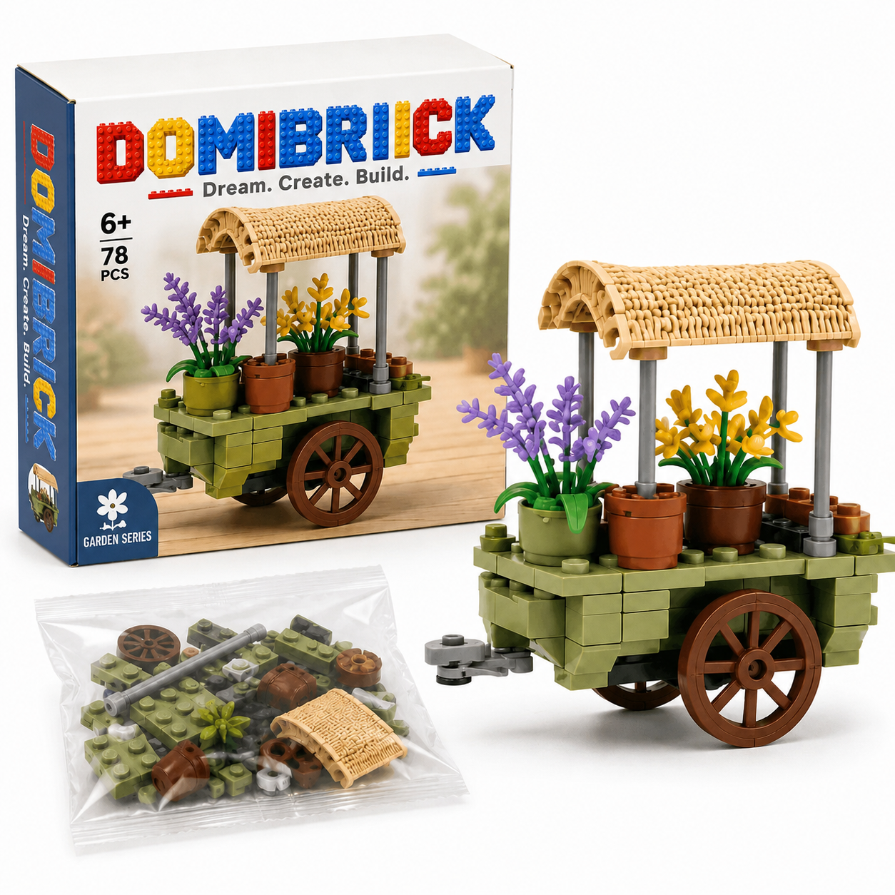 Garden Flower Cart