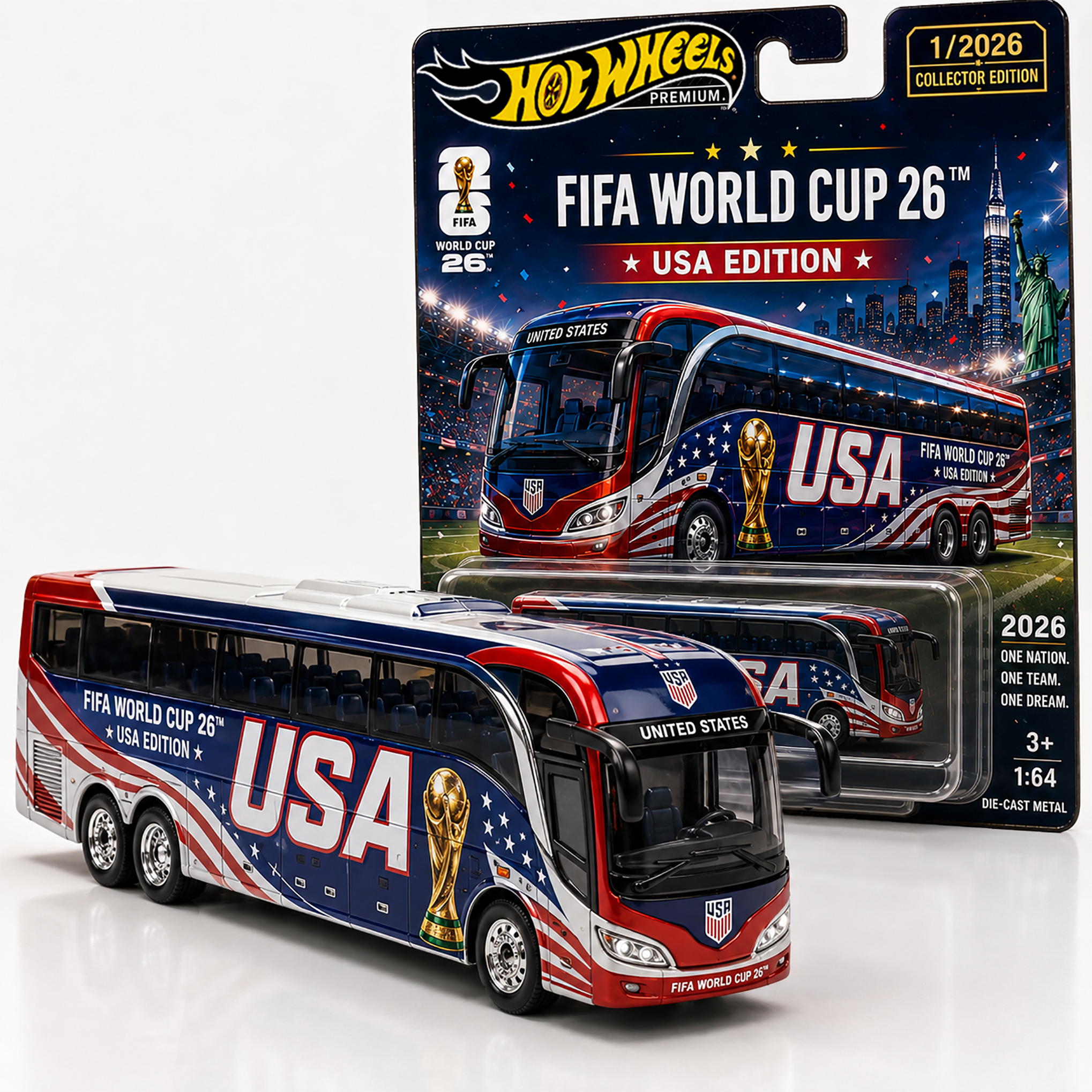 World Cup 2026 Legacy Team Coach Bus