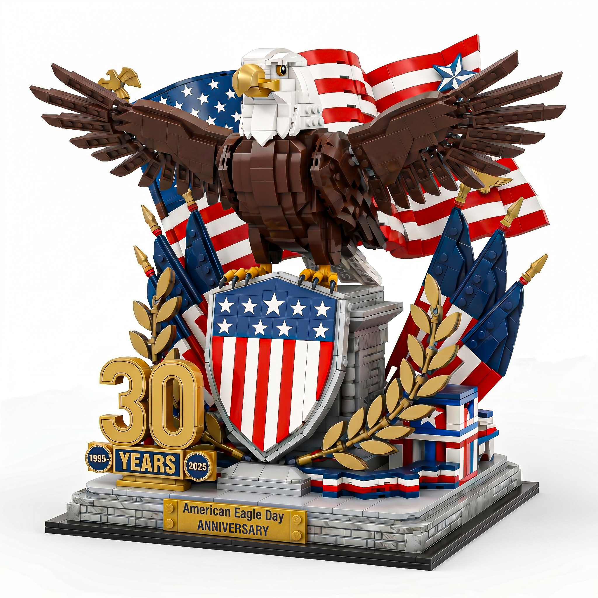 American Eagle Day 30th Anniversary Tribute Display
