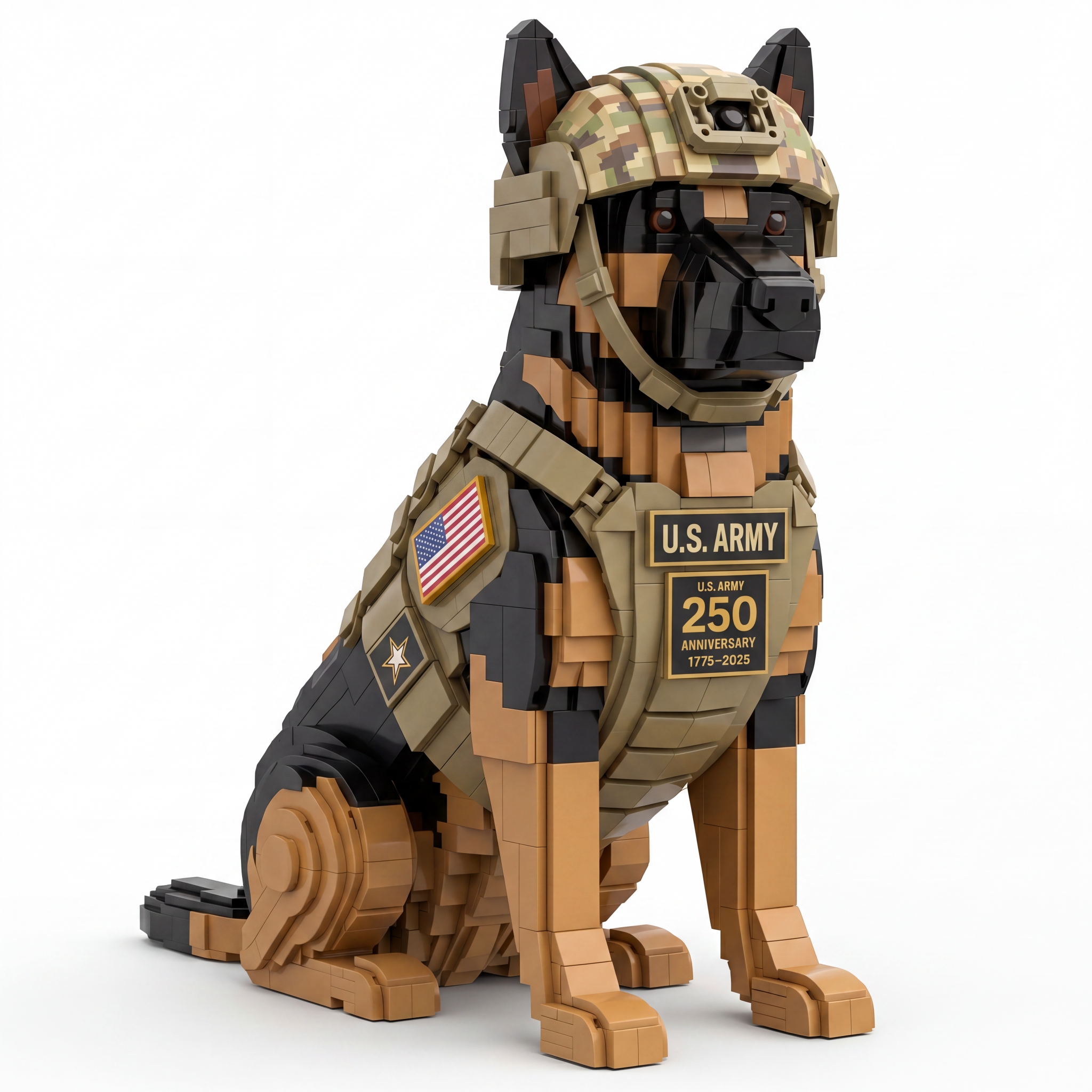 U.S. Army K9 250th Anniversary Building Set