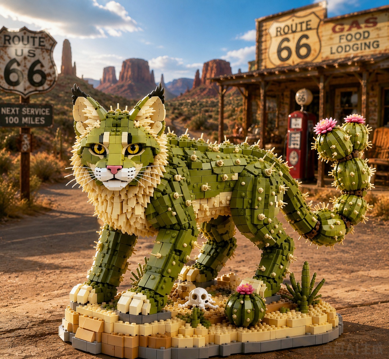 Cactus Cat – Desert Guardian Collector’s Edition Building Set