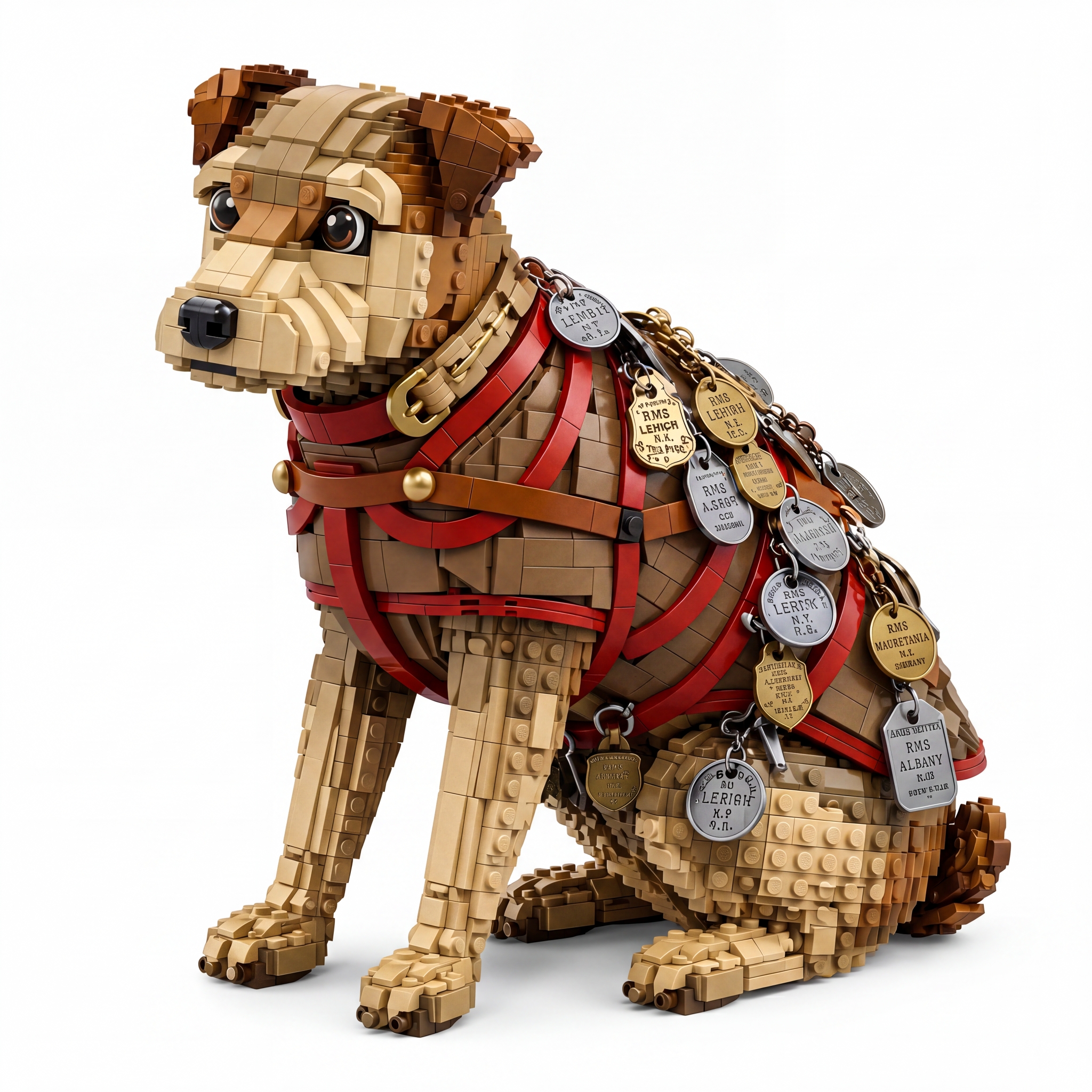 Owney Postal Dog 250th Anniversary Brick Collector Set