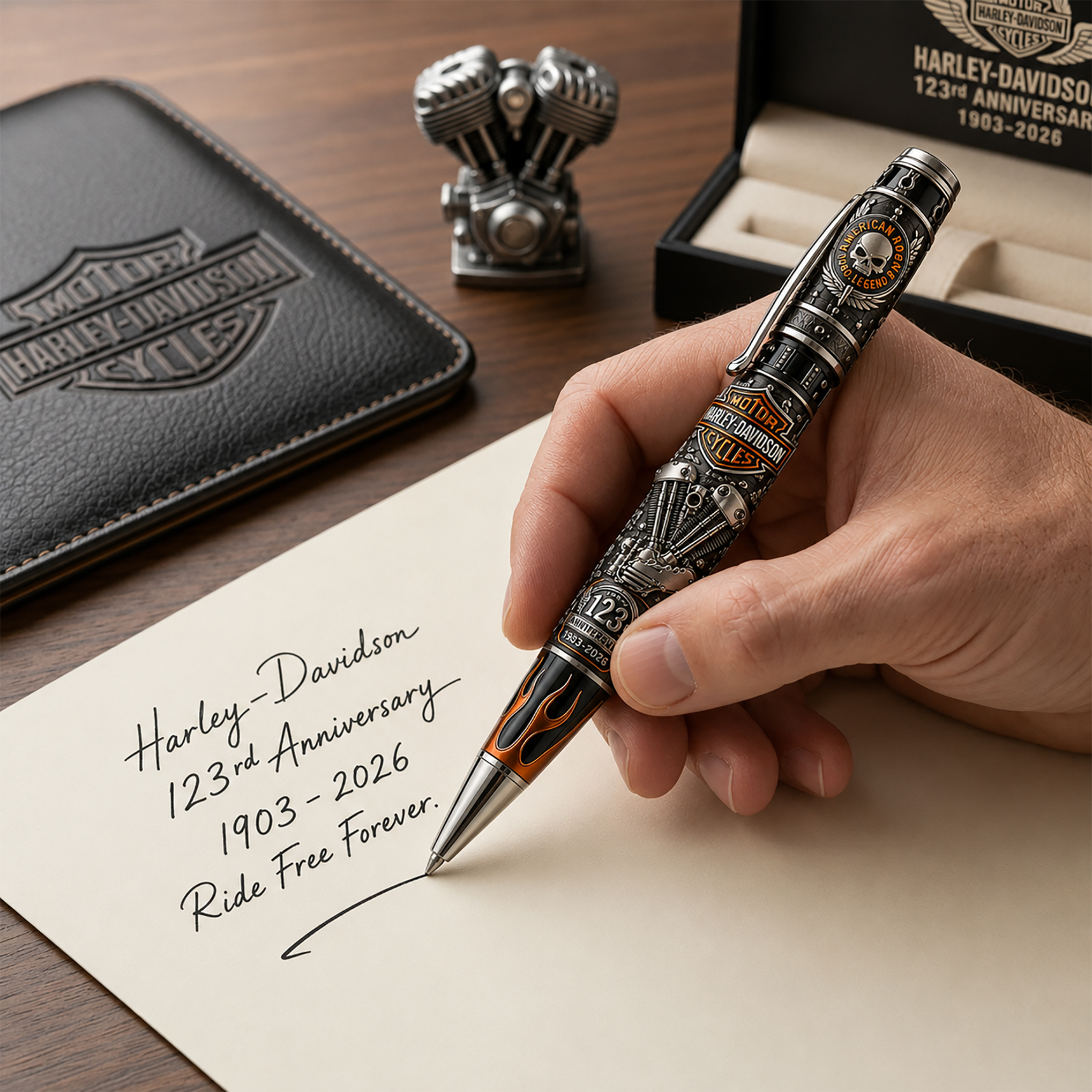 Harley-Davidson 123rd Anniversary Legacy Pen
