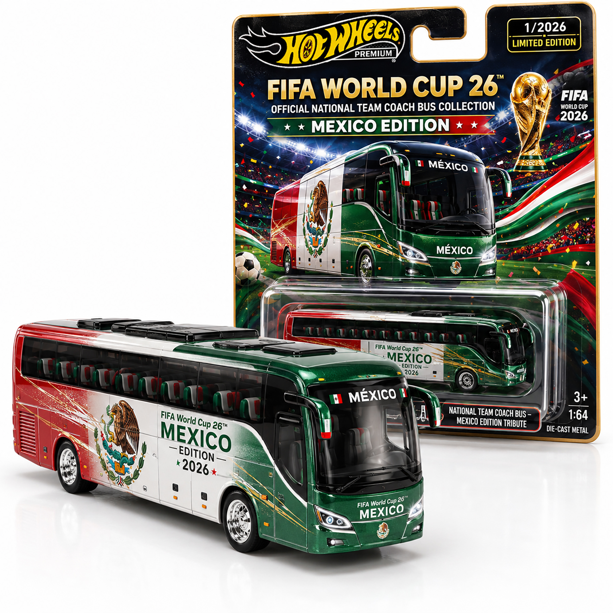 World Cup 2026 Legacy Team Coach Bus