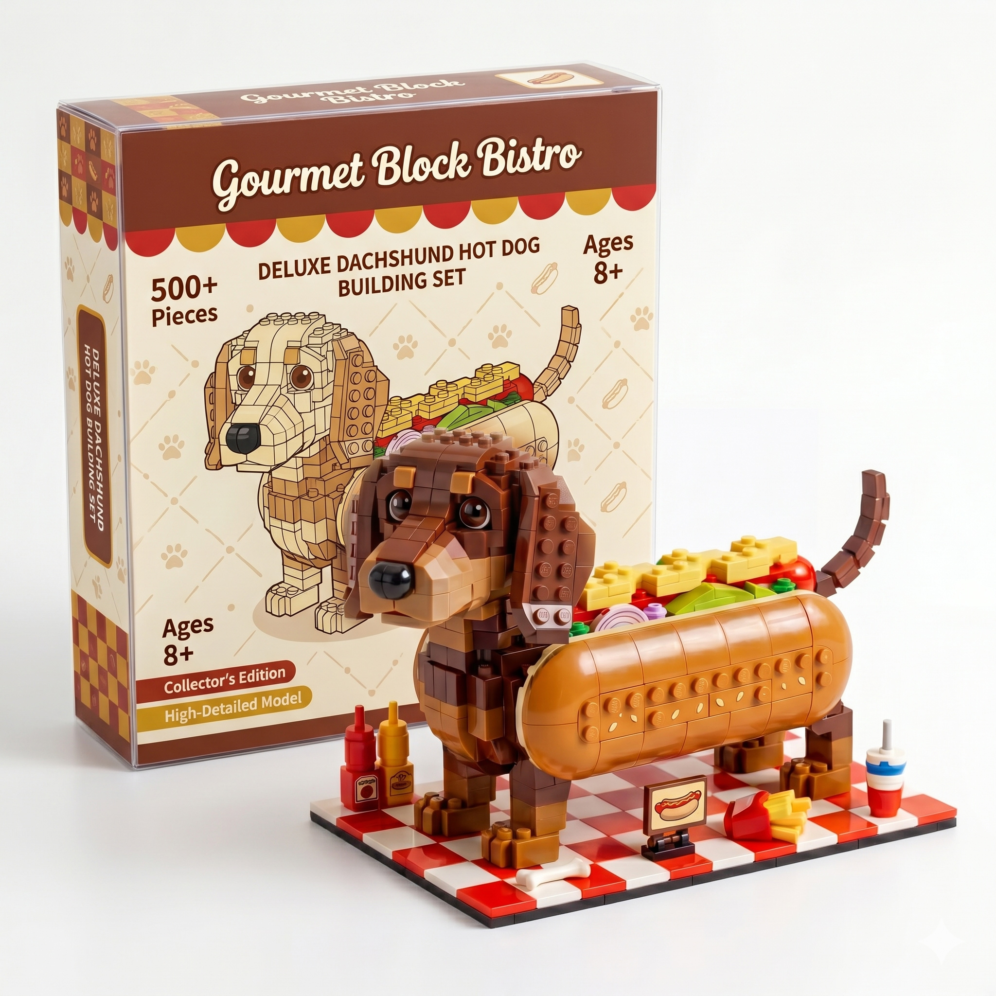 Dachshund Diner Tribute Building Set