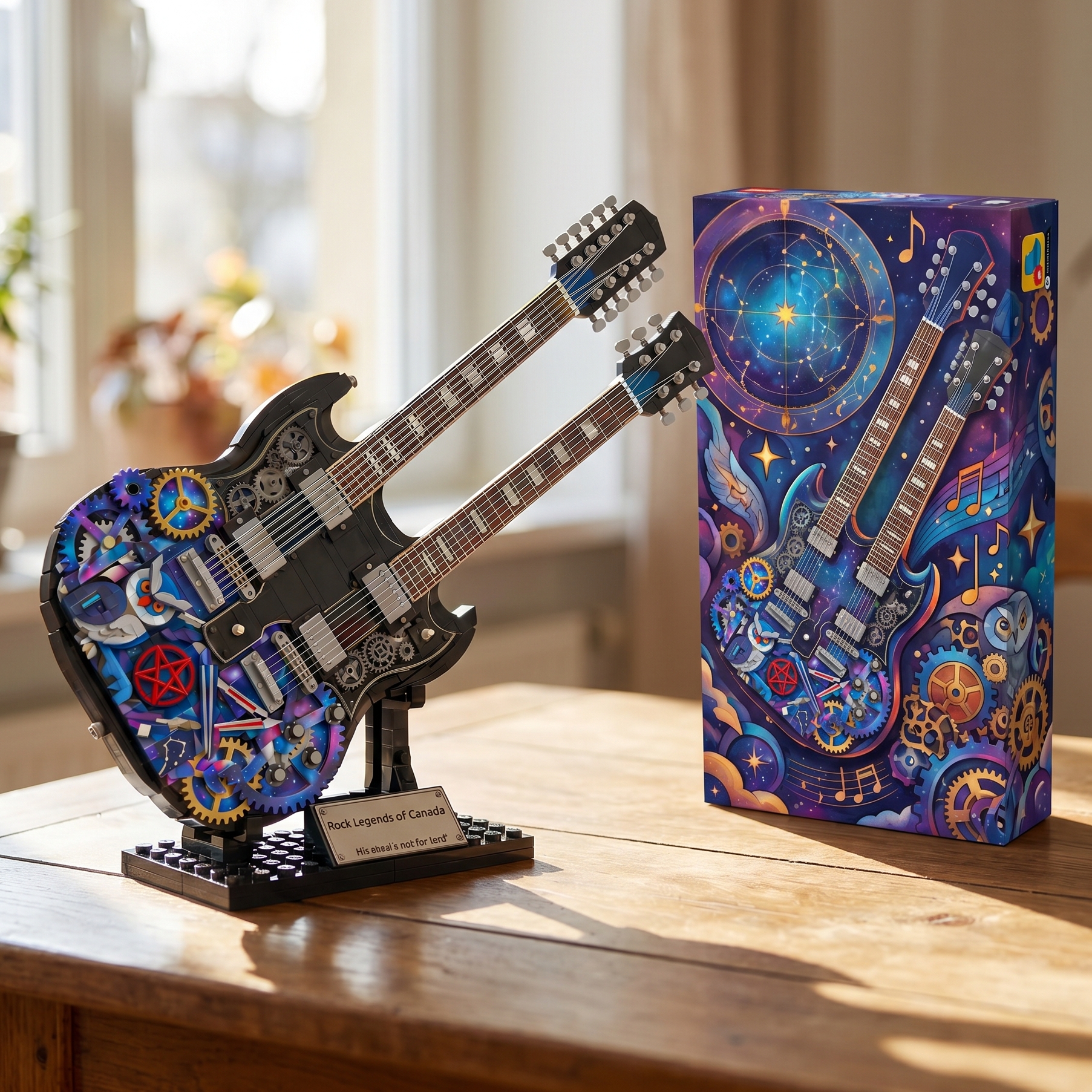 Canadian Rock Legends Double-Neck Guitar Building Set
