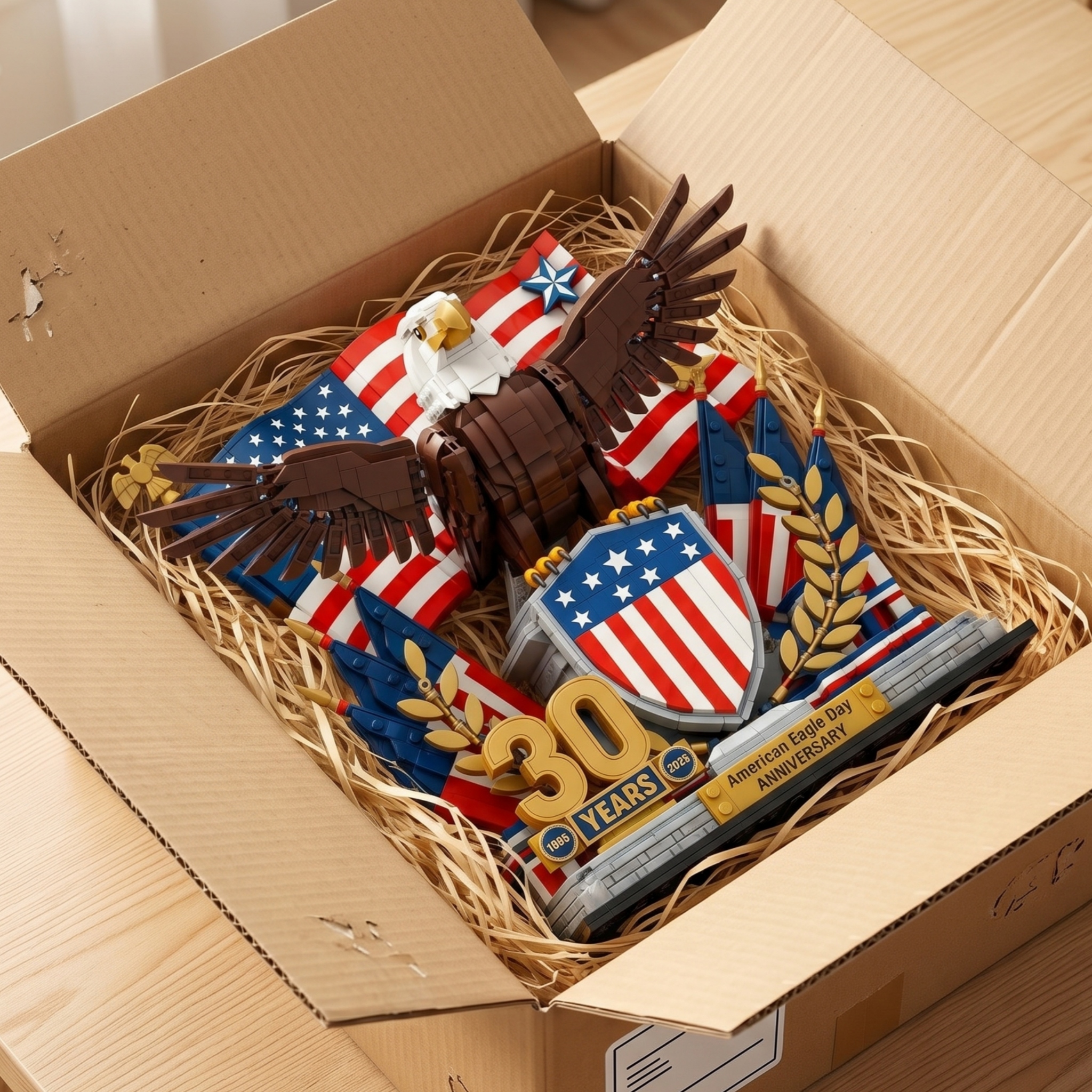 American Eagle Day 30th Anniversary Tribute Display
