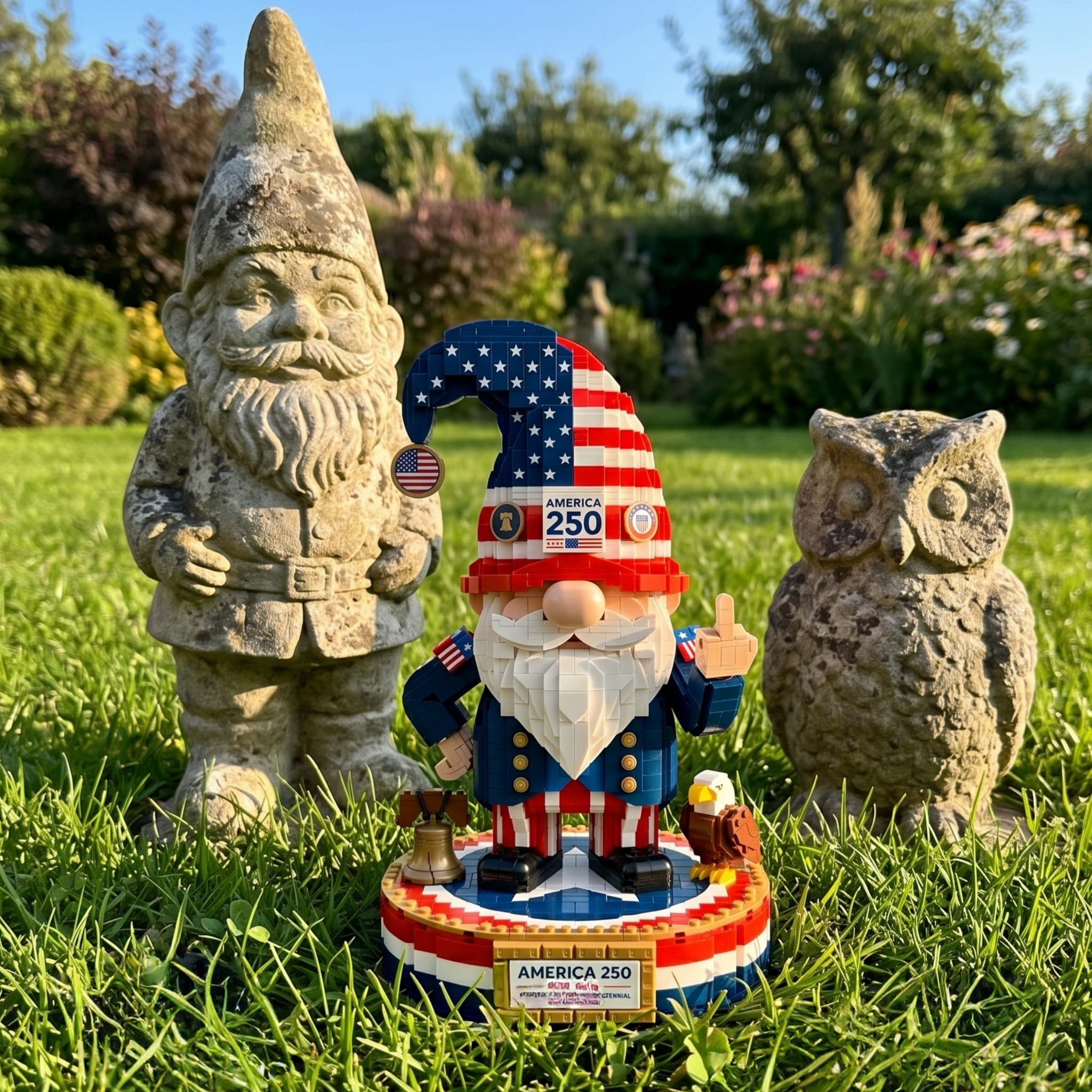 America 250 Patriot Gnome Building Set